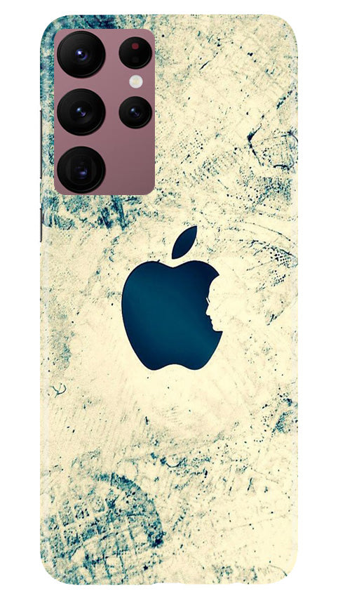 Apple Logo Mobile Back Case for Samsung Galaxy S22 Ultra (Design - 251) Apple Logo Case for Samsung Galaxy S22 Ultra (Design No. 251)