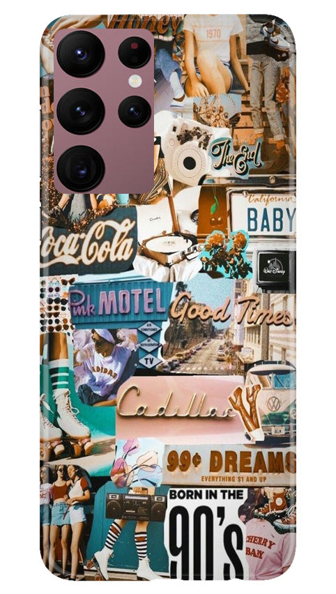 Vintage Design Mobile Back Case for Samsung Galaxy S22 Ultra (Design - 253) Vintage Design Case for Samsung Galaxy S22 Ultra (Design No. 253)