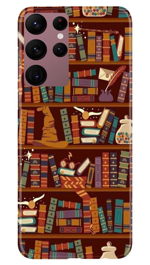 Book Shelf Mobile Back Case for Samsung Galaxy S22 Ultra (Design - 348) Book Shelf Mobile Back Case for Samsung Galaxy S22 Ultra (Design - 348)