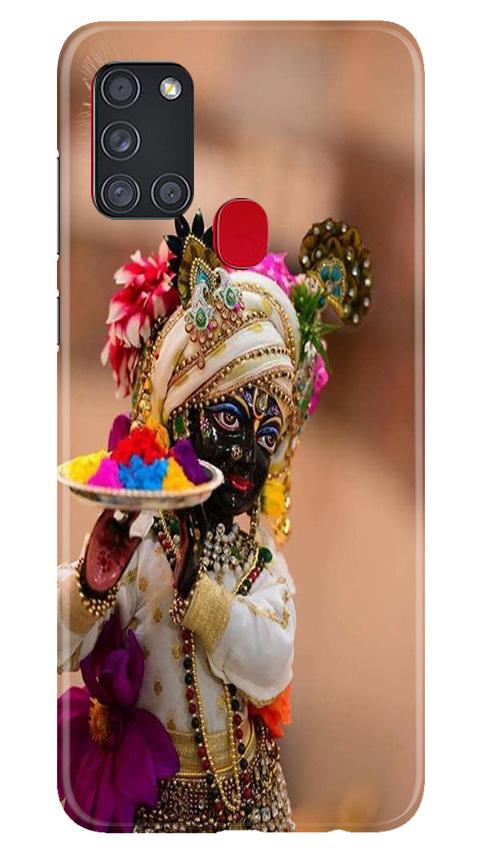 Lord Krishna2 Mobile Back Case for Samsung Galaxy A21s (Design - 17) Lord Krishna2 Case for Samsung Galaxy A21s