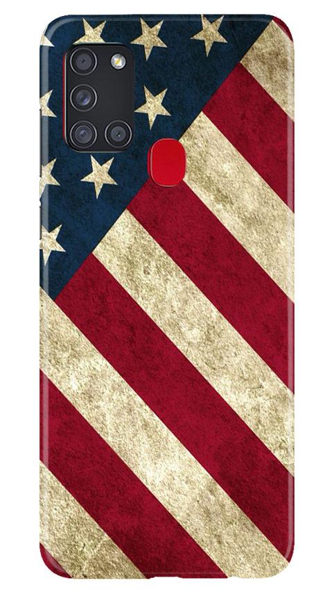 America Mobile Back Case for Samsung Galaxy A21s (Design - 79) America Case for Samsung Galaxy A21s