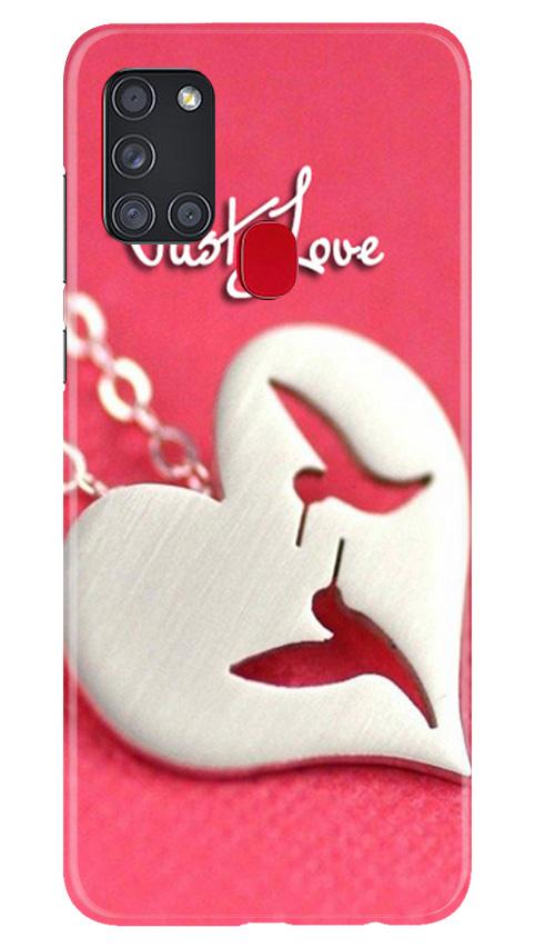 Just love Mobile Back Case for Samsung Galaxy A21s (Design - 88) Just love Case for Samsung Galaxy A21s
