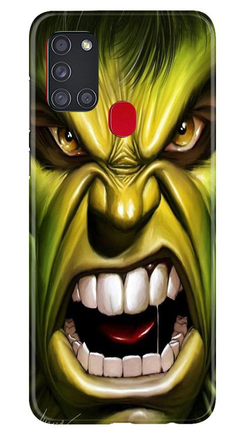 Hulk Superhero Mobile Back Case for Samsung Galaxy A21s (Design - 121) Hulk Superhero Case for Samsung Galaxy A21s (Design - 121)