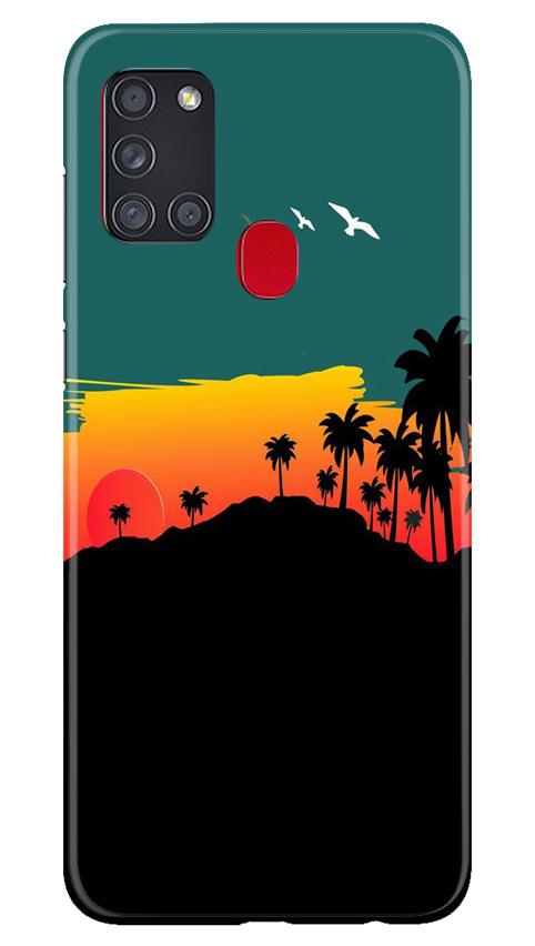 Sky Trees Mobile Back Case for Samsung Galaxy A21s (Design - 191) Sky Trees Case for Samsung Galaxy A21s (Design - 191)