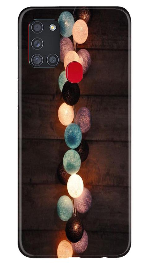 Party Lights Mobile Back Case for Samsung Galaxy A21s (Design - 209) Party Lights Case for Samsung Galaxy A21s (Design No. 209)