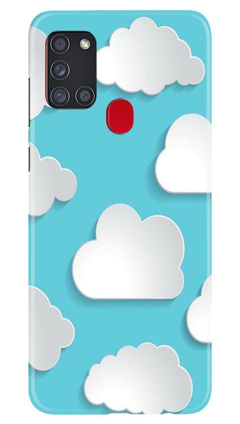 Clouds Mobile Back Case for Samsung Galaxy A21s (Design - 210) Clouds Case for Samsung Galaxy A21s (Design No. 210)