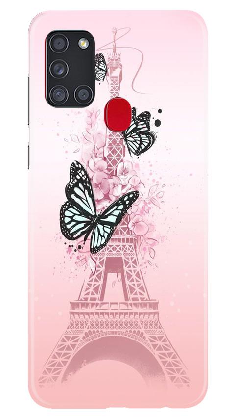 Eiffel Tower Mobile Back Case for Samsung Galaxy A21s (Design - 211) Eiffel Tower Case for Samsung Galaxy A21s (Design No. 211)