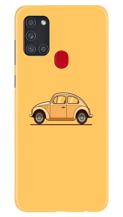 Vintage Car Mobile Back Case for Samsung Galaxy A21s (Design - 262) Vintage Car Case for Samsung Galaxy A21s (Design No. 262)