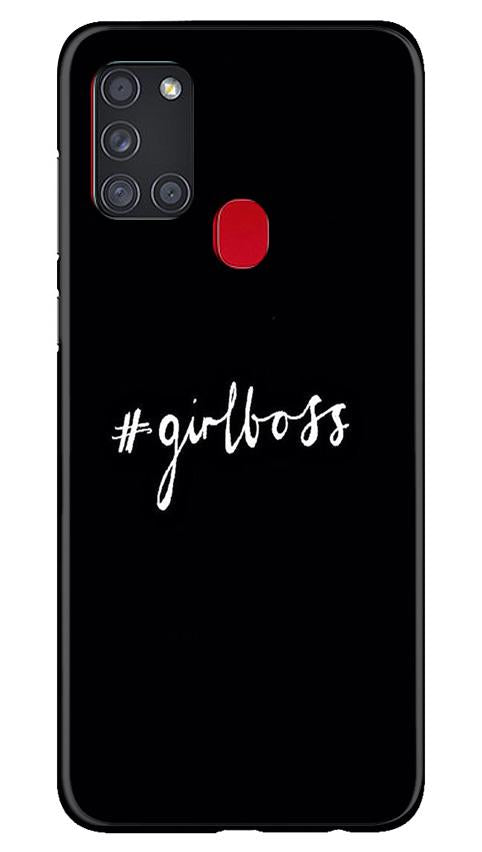 #GirlBoss Mobile Back Case for Samsung Galaxy A21s (Design - 266) #GirlBoss Case for Samsung Galaxy A21s (Design No. 266)
