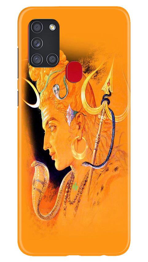 Lord Shiva Mobile Back Case for Samsung Galaxy A21s (Design - 293) Lord Shiva Case for Samsung Galaxy A21s (Design No. 293)