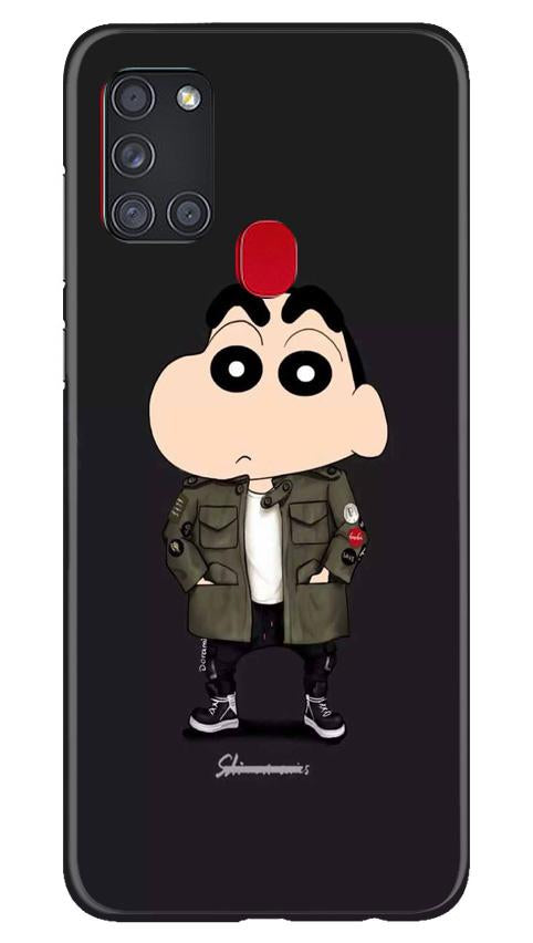 Shin Chan Mobile Back Case for Samsung Galaxy A21s (Design - 391)