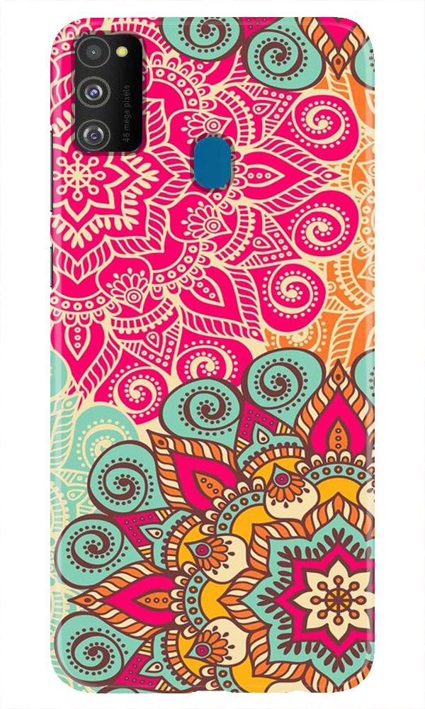 Rangoli art Mobile Back Case for Samsung Galaxy M21 (Design - 6) Rangoli art Case for Samsung Galaxy M21