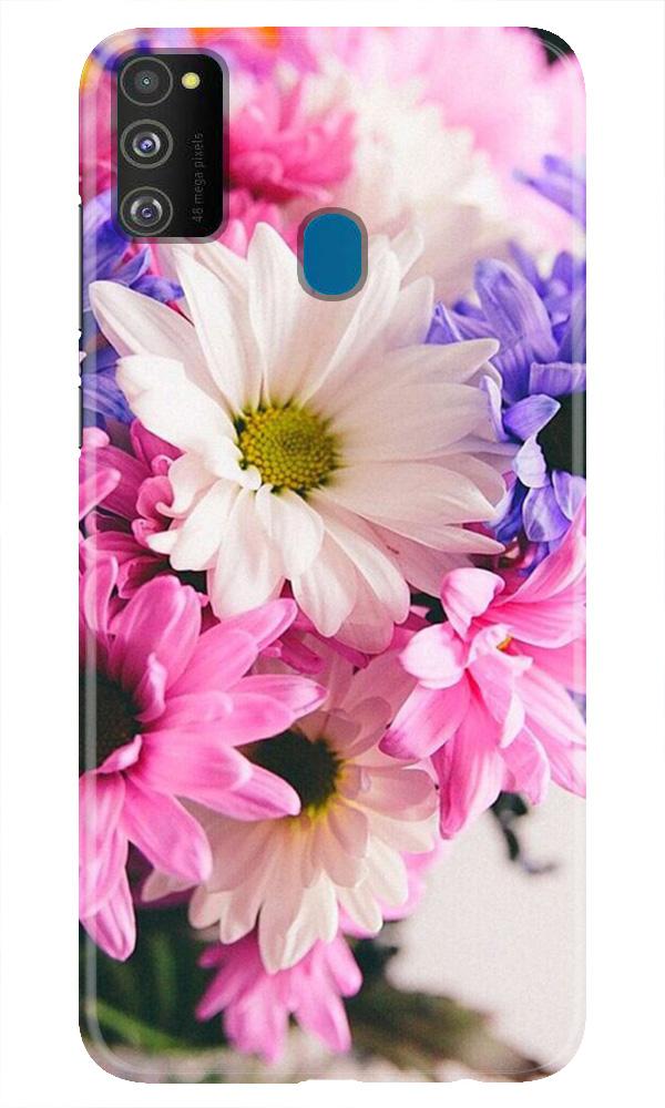 Coloful Daisy Mobile Back Case for Samsung Galaxy M21 (Design - 73) Coloful Daisy Case for Samsung Galaxy M21