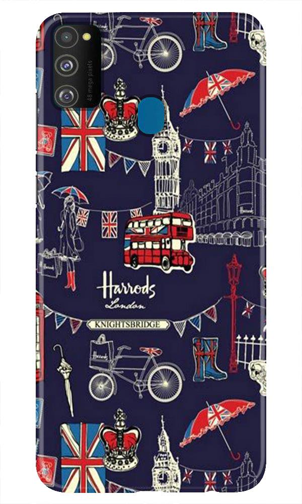 Love London Mobile Back Case for Samsung Galaxy M21 (Design - 75) Love London Case for Samsung Galaxy M21