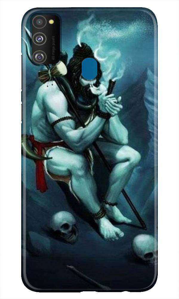 Lord Shiva Mahakal2 Mobile Back Case for Samsung Galaxy M21 (Design - 98) Lord Shiva Mahakal2 Case for Samsung Galaxy M21