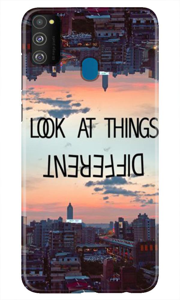 Look at things different Mobile Back Case for Samsung Galaxy M21 (Design - 99) Look at things different Case for Samsung Galaxy M21