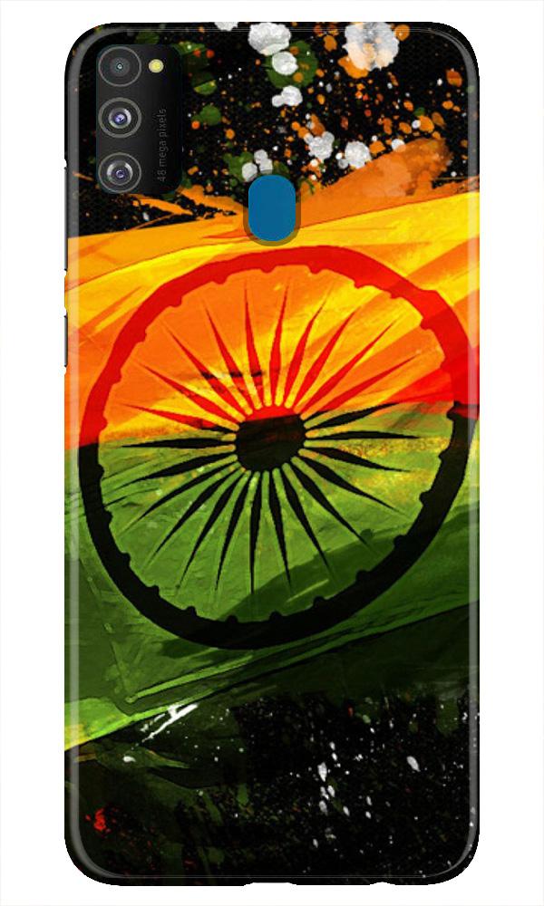 Indian Flag Mobile Back Case for Samsung Galaxy M21 (Design - 137) Indian Flag Case for Samsung Galaxy M21 (Design - 137)