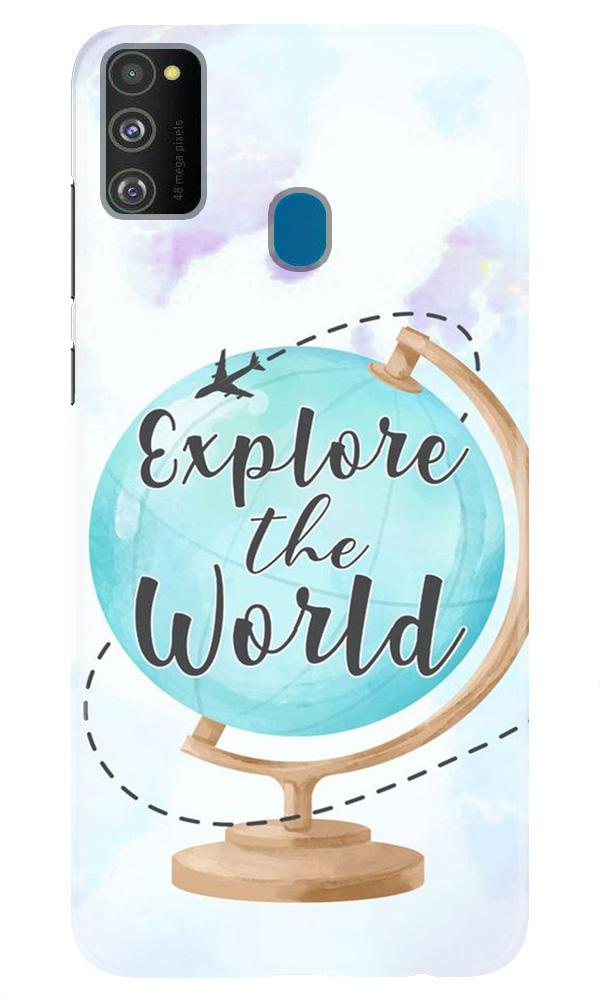Explore the World Mobile Back Case for Samsung Galaxy M21 (Design - 207) Explore the World Case for Samsung Galaxy M21 (Design No. 207)