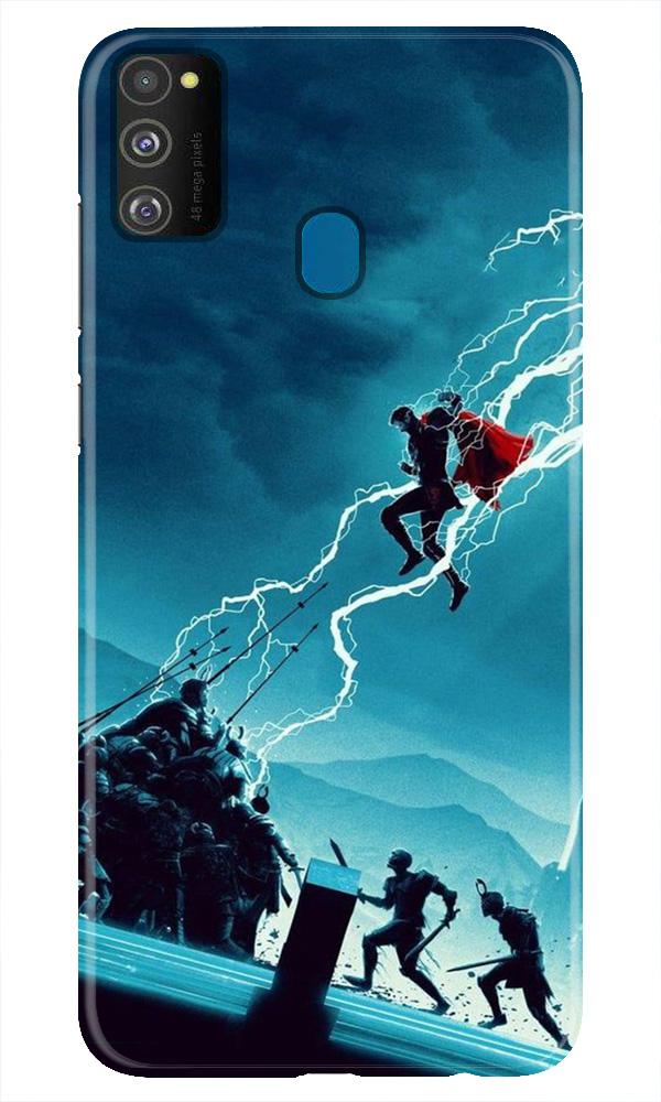 Thor Avengers Mobile Back Case for Samsung Galaxy M21 (Design - 243) Thor Avengers Case for Samsung Galaxy M21 (Design No. 243)