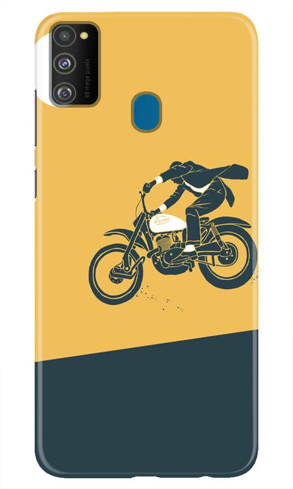 Bike Lovers Mobile Back Case for Samsung Galaxy M21 (Design - 256) Bike Lovers Case for Samsung Galaxy M21 (Design No. 256)