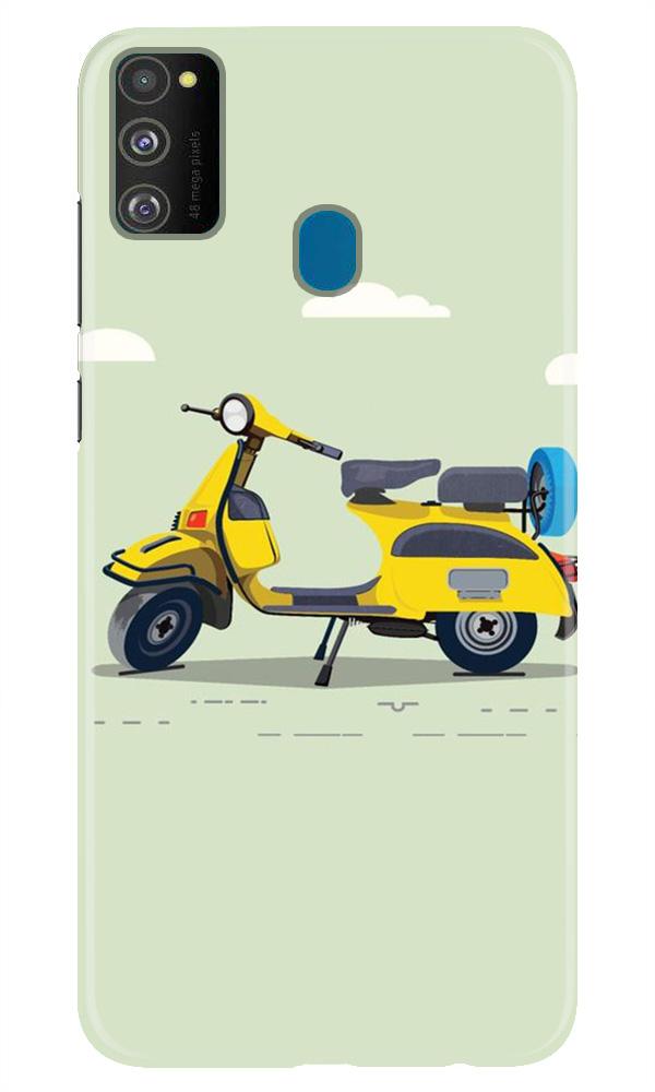 Vintage Scooter Mobile Back Case for Samsung Galaxy M21 (Design - 260) Vintage Scooter Case for Samsung Galaxy M21 (Design No. 260)