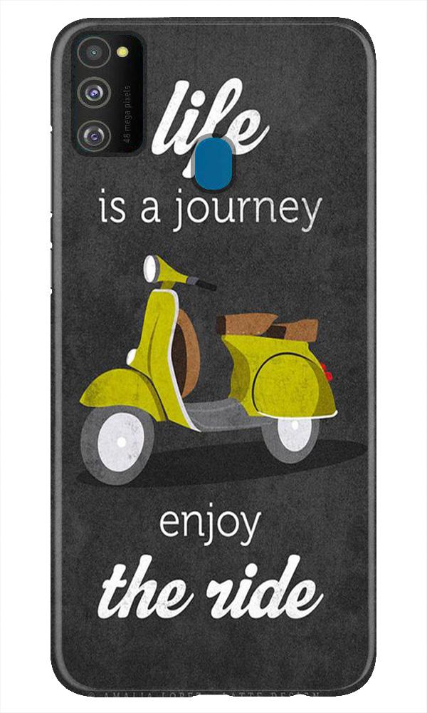 Life is a Journey Mobile Back Case for Samsung Galaxy M21 (Design - 261) Life is a Journey Case for Samsung Galaxy M21 (Design No. 261)