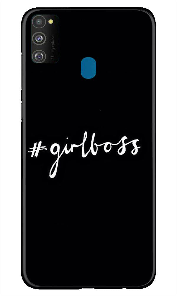 #GirlBoss Mobile Back Case for Samsung Galaxy M21 (Design - 266) #GirlBoss Case for Samsung Galaxy M21 (Design No. 266)