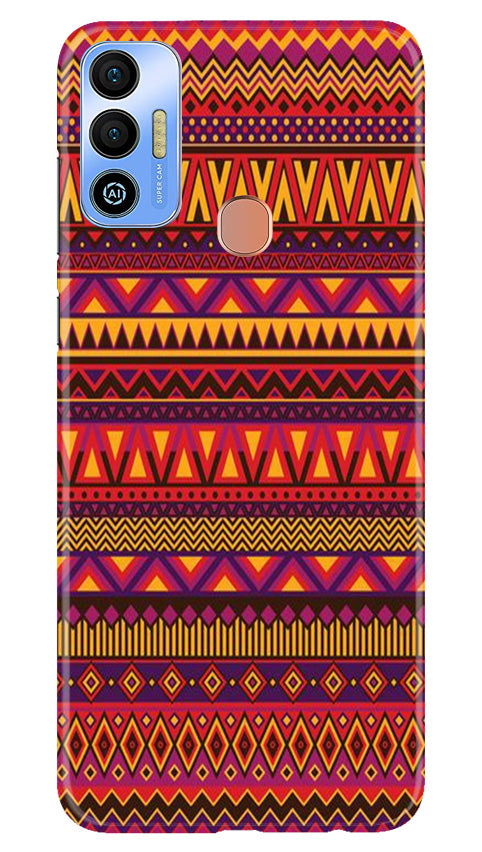 Zigzag line pattern2 Mobile Back Case for Tecno Spark 7T (Design - 10) Zigzag line pattern2 Case for Tecno Spark 7T