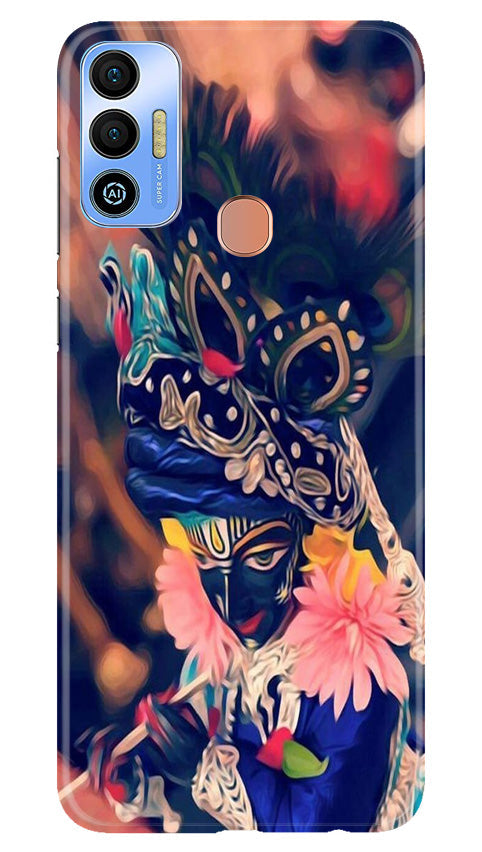 Lord Krishna Mobile Back Case for Tecno Spark 7T (Design - 16) Lord Krishna Case for Tecno Spark 7T