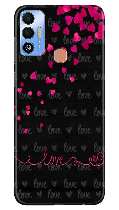 Love in Air Mobile Back Case for Tecno Spark 7T (Design - 89) Love in Air Case for Tecno Spark 7T