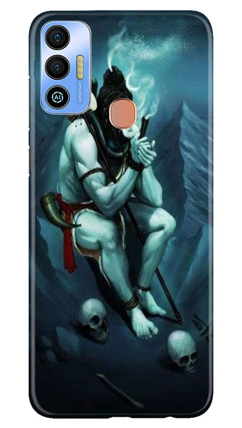 Lord Shiva Mahakal2 Mobile Back Case for Tecno Spark 7T (Design - 98) Lord Shiva Mahakal2 Case for Tecno Spark 7T