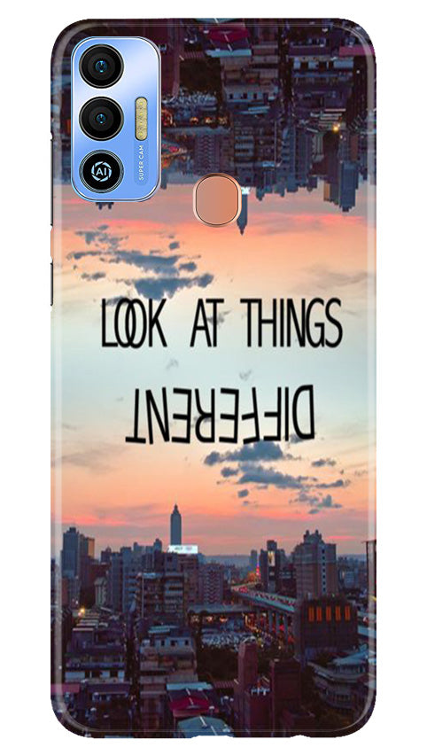Look at things different Mobile Back Case for Tecno Spark 7T (Design - 99) Look at things different Case for Tecno Spark 7T