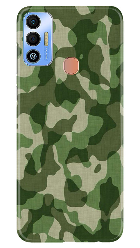 Army Camouflage Mobile Back Case for Tecno Spark 7T (Design - 106) Army Camouflage Case for Tecno Spark 7T (Design - 106)