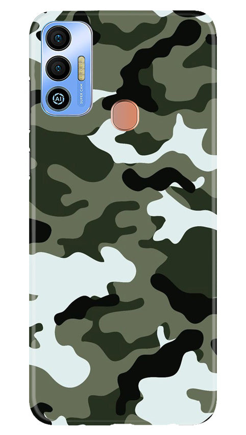 Army Camouflage Mobile Back Case for Tecno Spark 7T (Design - 108) Army Camouflage Case for Tecno Spark 7T (Design - 108)