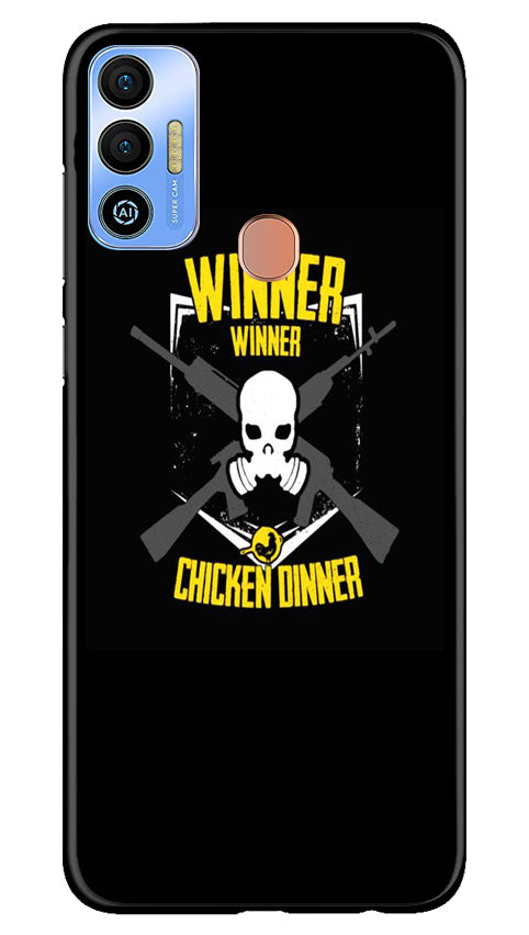 Winner Winner Chicken Dinner Mobile Back Case for Tecno Spark 7T (Design - 147) Winner Winner Chicken Dinner Case for Tecno Spark 7T (Design - 147)