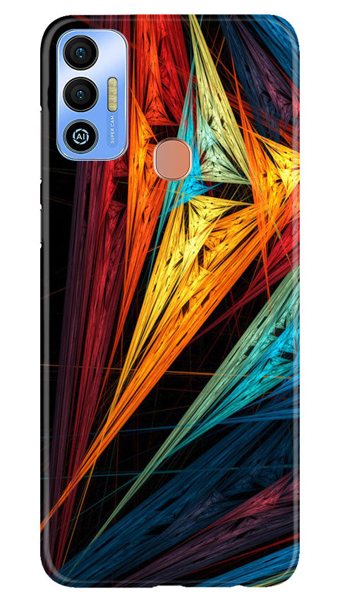Modern Art Mobile Back Case for Tecno Spark 7T (Design - 197) Modern Art Case for Tecno Spark 7T (Design No. 197)