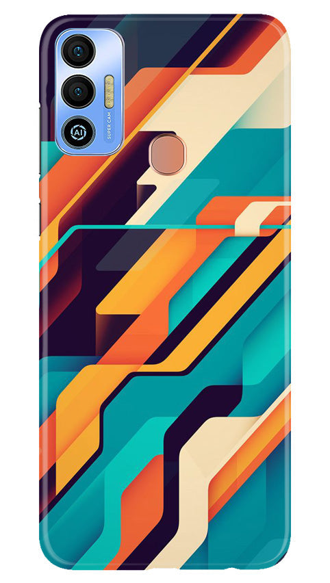 Modern Art Mobile Back Case for Tecno Spark 7T (Design - 201) Modern Art Case for Tecno Spark 7T (Design No. 201)