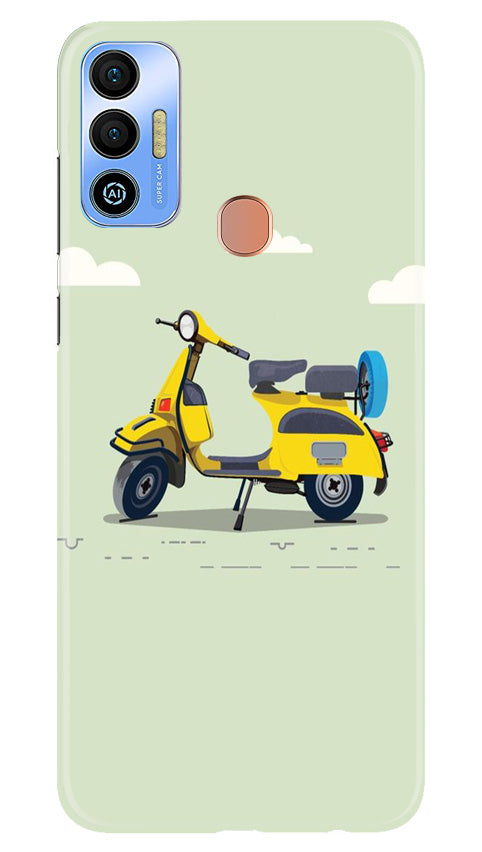 MotorCycle Mobile Back Case for Tecno Spark 7T (Design - 228) MotorCycle Case for Tecno Spark 7T (Design No. 228)