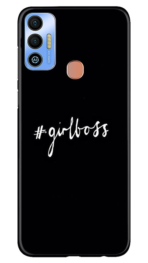 Like a Girl Boss Mobile Back Case for Tecno Spark 7T (Design - 234) Like a Girl Boss Case for Tecno Spark 7T (Design No. 234)