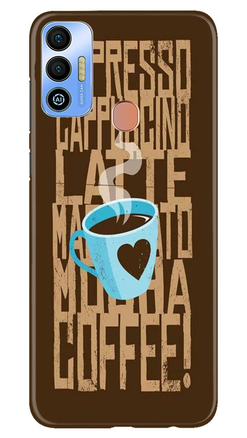 Love Coffee Mobile Back Case for Tecno Spark 7T (Design - 311) Love Coffee Mobile Back Case for Tecno Spark 7T (Design - 311)