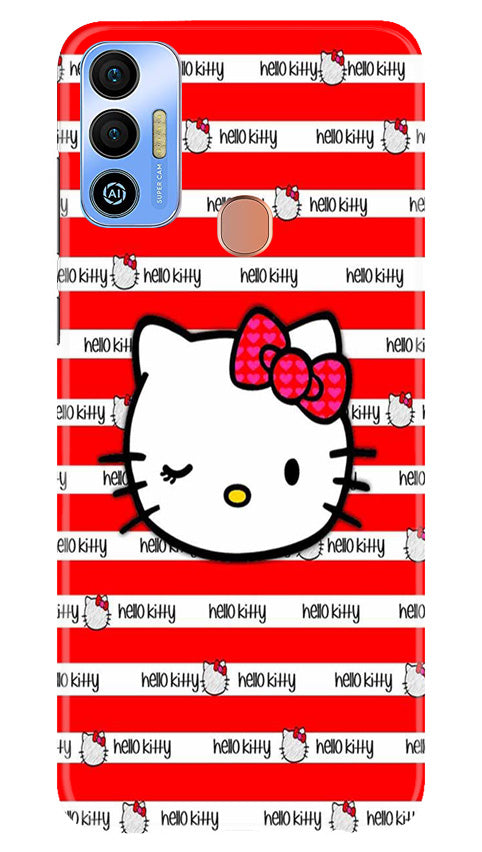 Hello Kitty Mobile Back Case for Tecno Spark 7T (Design - 323) Hello Kitty Mobile Back Case for Tecno Spark 7T (Design - 323)