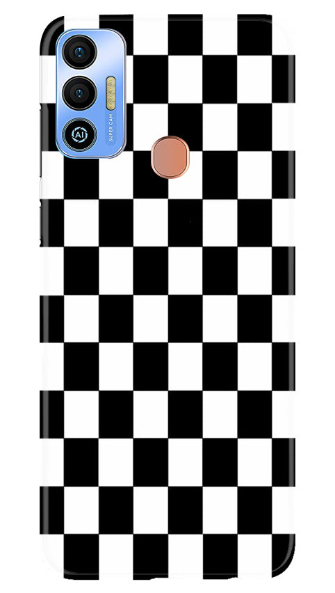 Black White Boxes Mobile Back Case for Tecno Spark 7T (Design - 331) Black White Boxes Mobile Back Case for Tecno Spark 7T (Design - 331)