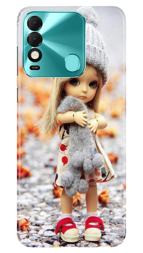 Cute Doll Mobile Back Case for Tecno Spark 8 (Design - 93) Cute Doll Case for Tecno Spark 8