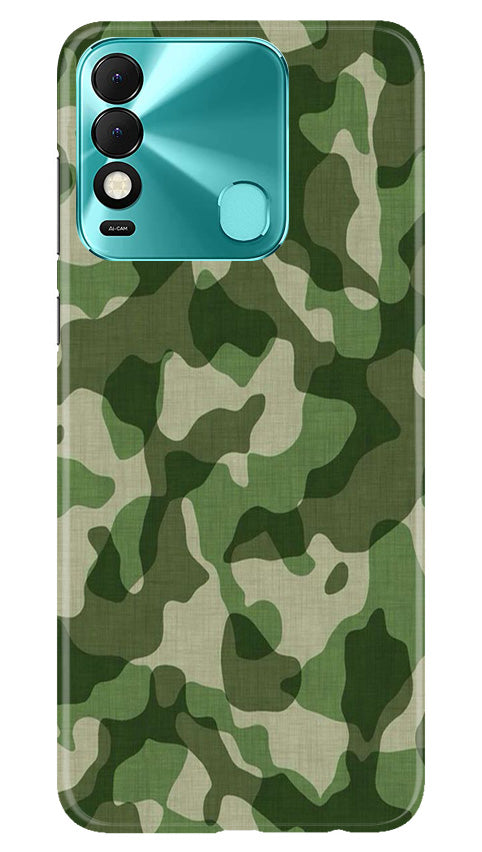 Army Camouflage Mobile Back Case for Tecno Spark 8 (Design - 106) Army Camouflage Case for Tecno Spark 8 (Design - 106)