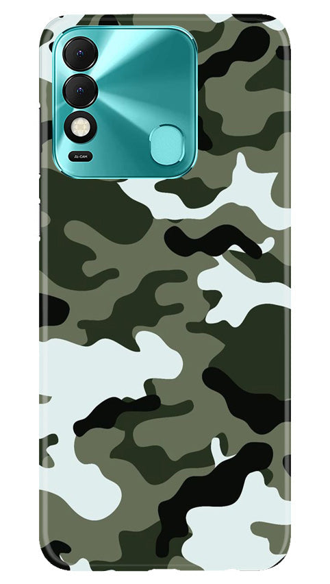 Army Camouflage Mobile Back Case for Tecno Spark 8 (Design - 108) Army Camouflage Case for Tecno Spark 8 (Design - 108)