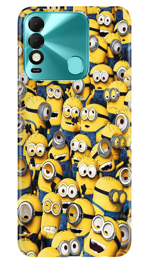 Minions Mobile Back Case for Tecno Spark 8 (Design - 126) Minions Case for Tecno Spark 8 (Design - 126)