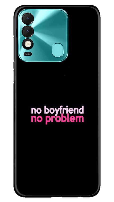 No Boyfriend No problem Mobile Back Case for Tecno Spark 8 (Design - 138) No Boyfriend No problem Case for Tecno Spark 8 (Design - 138)