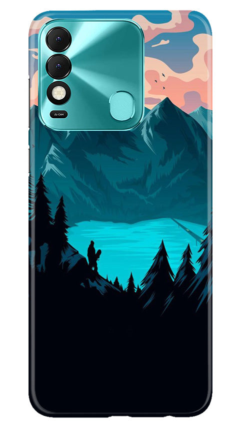 Mountains Mobile Back Case for Tecno Spark 8 (Design - 155) Mountains Case for Tecno Spark 8 (Design - 155)