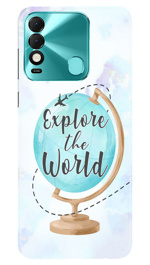 Explore the World Mobile Back Case for Tecno Spark 8 (Design - 176) Explore the World Case for Tecno Spark 8 (Design No. 176)