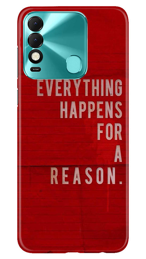 Everything Happens Reason Mobile Back Case for Tecno Spark 8 (Design - 337) Everything Happens Reason Mobile Back Case for Tecno Spark 8 (Design - 337)